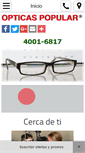 Mobile Screenshot of opticaspopular.com